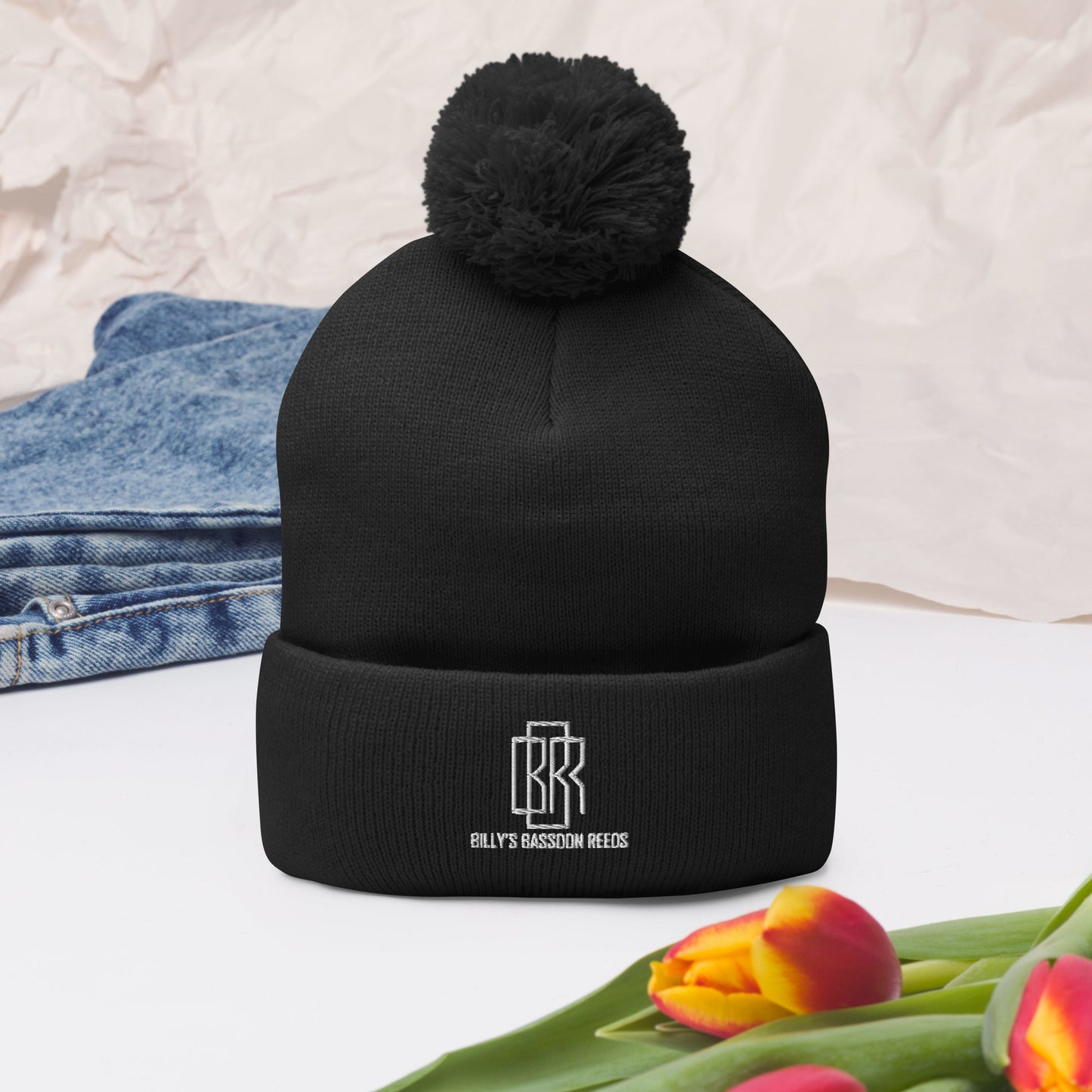 Pom-Pom Logo Beanie