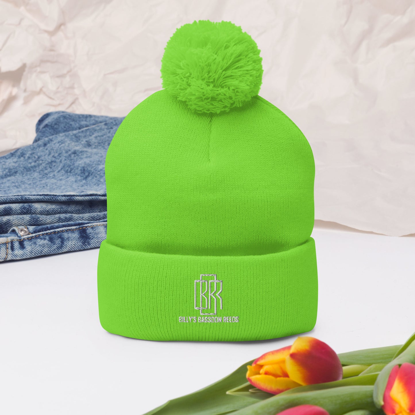 Pom-Pom Logo Beanie