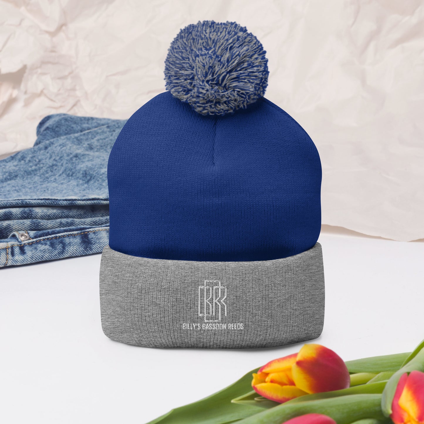 Pom-Pom Logo Beanie